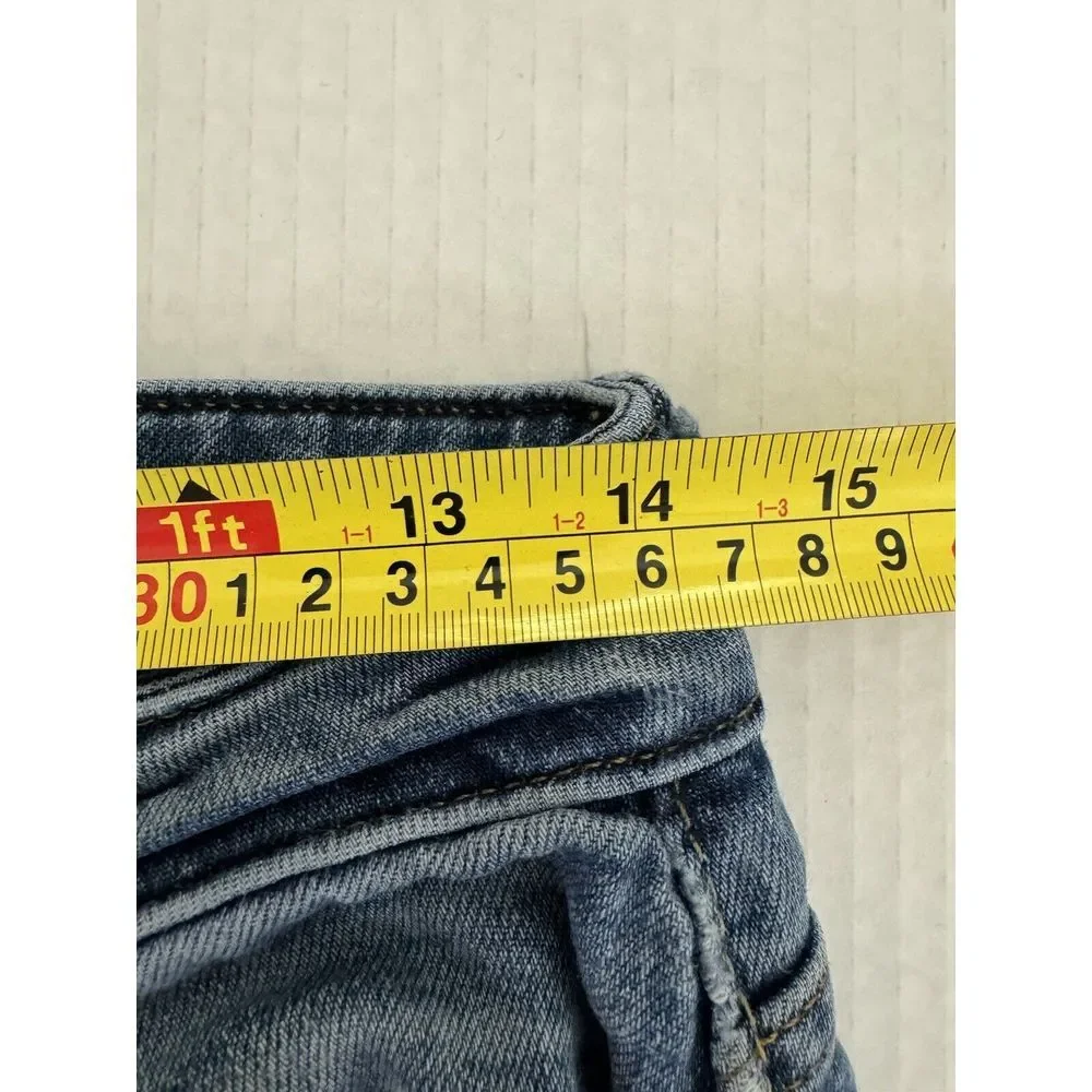 American Eagle Airflex Skinny Distressed Denim Blue Jeans‎ Size 29x32